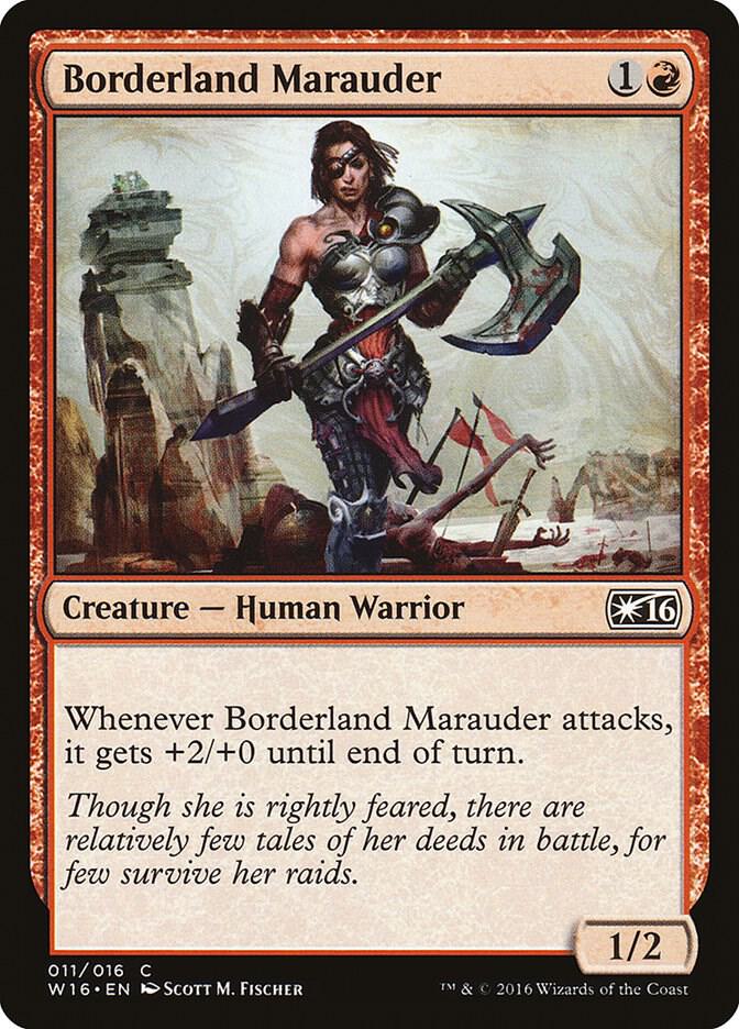 Borderland Marauder 11 card from Welcome Deck 2016