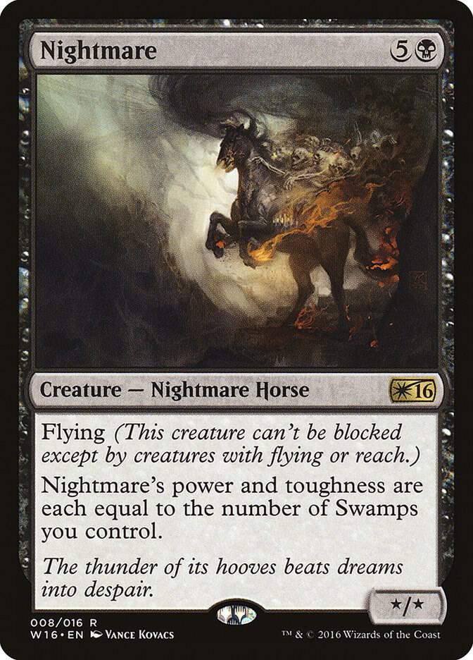 Nightmare 8 card from Welcome Deck 2016