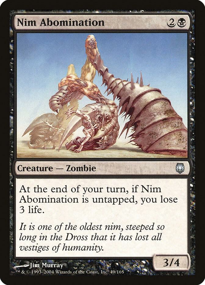 Nim Abomination 49 card from Darksteel