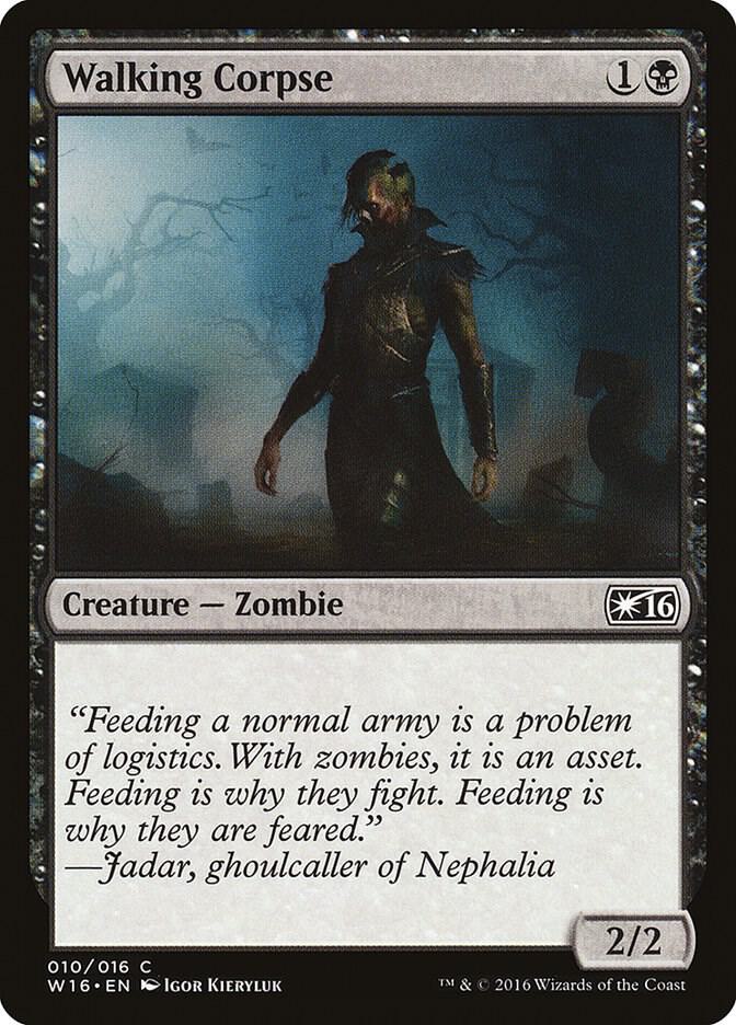 Walking Corpse 10 card from Welcome Deck 2016