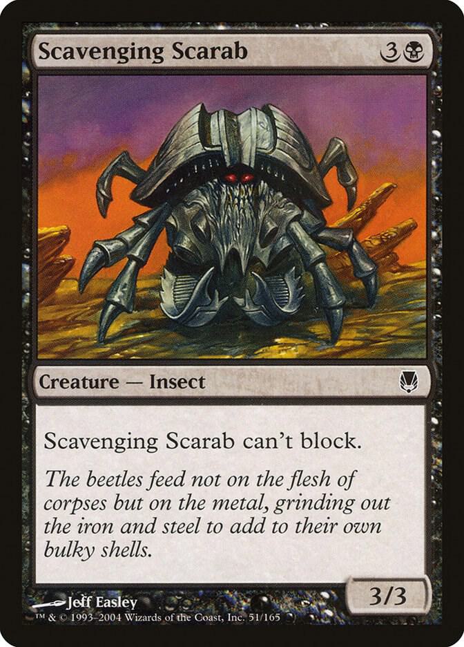 Scavenging Scarab 51 card from Darksteel