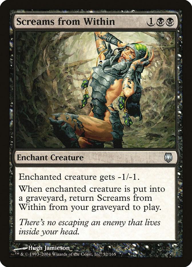 Screams from Within 52 card from Darksteel