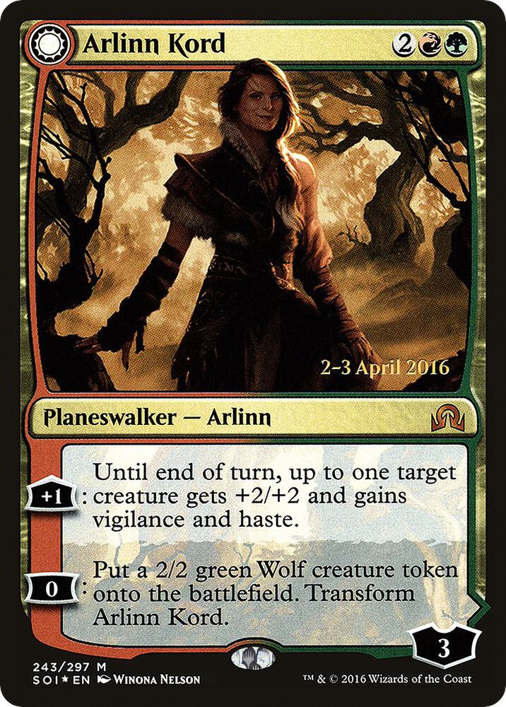 Arlinn Kord 243 card from Prerelease Cards