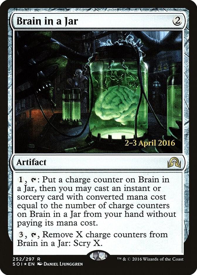Brain in a Jar 252 card from Prerelease Cards