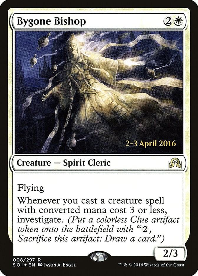 Bygone Bishop 8 card from Prerelease Cards