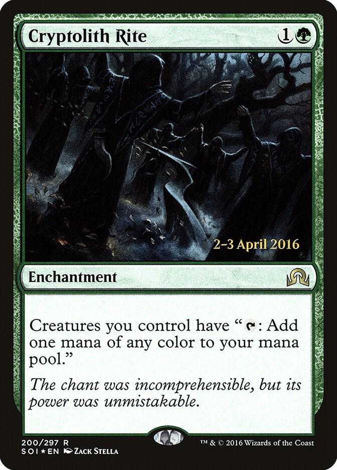 Cryptolith Rite 200 card from Prerelease Cards
