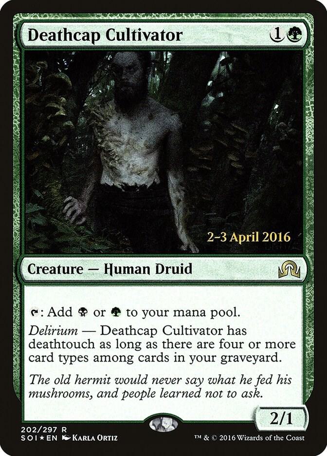 Deathcap Cultivator 202 card from Prerelease Cards