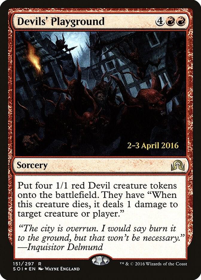 Devils' Playground 151 card from Prerelease Cards