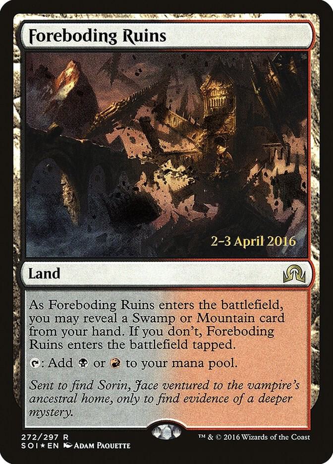 Foreboding Ruins 272 card from Prerelease Cards