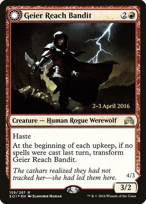Geier Reach Bandit 159 card from Prerelease Cards