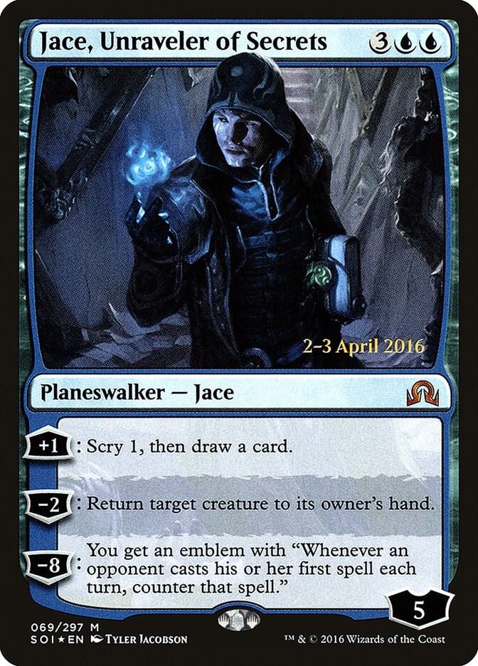 Jace, Unraveler of Secrets 69 card from Prerelease Cards