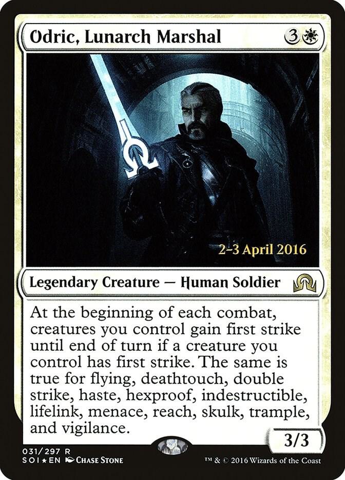 Odric, Lunarch Marshal 31 card from Prerelease Cards