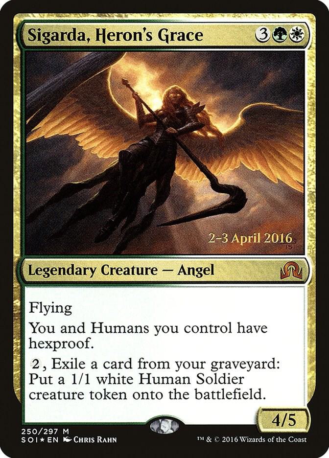 Sigarda, Heron's Grace 250 card from Prerelease Cards