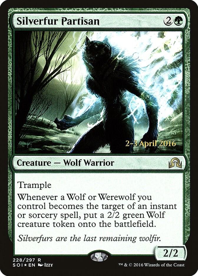Silverfur Partisan 228 card from Prerelease Cards