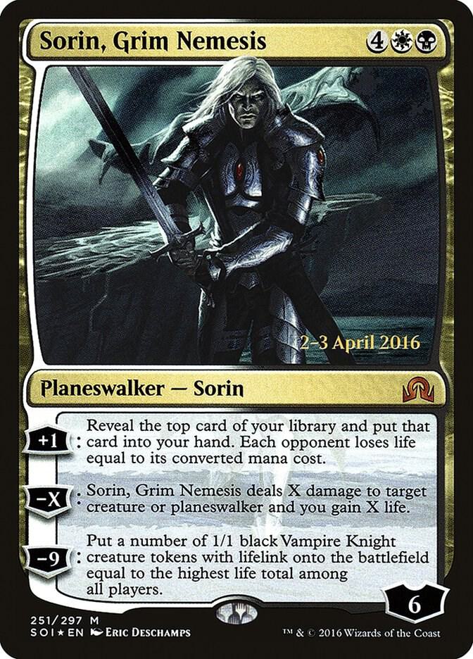 Sorin, Grim Nemesis 251 card from Prerelease Cards