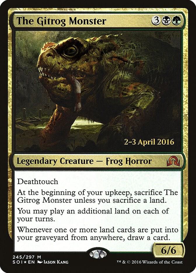 The Gitrog Monster 245 card from Prerelease Cards