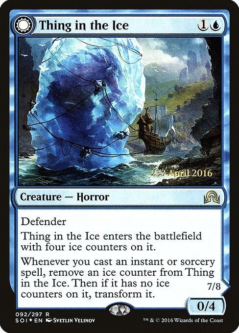 Thing in the Ice 92 card from Prerelease Cards