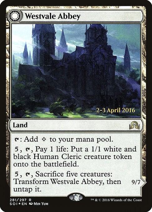 Westvale Abbey 281 card from Prerelease Cards