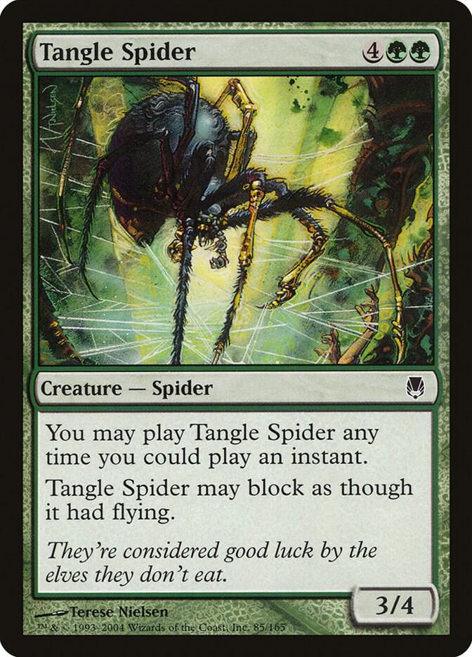 Tangle Spider 85 card from Darksteel