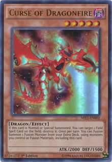 Curse of Dragonfire MIL1-EN002 card from Millennium Pack