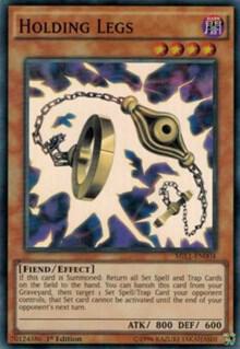 Holding Legs MIL1-EN004 card from Millennium Pack