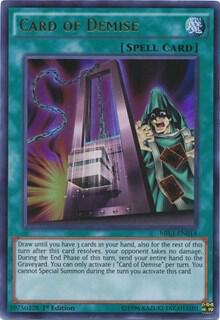 Card of Demise MIL1-EN014 card from Millennium Pack