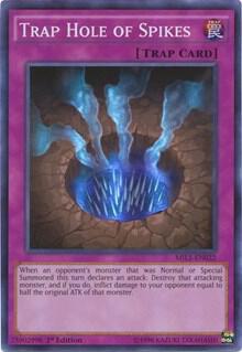 Trap Hole of Spikes MIL1-EN022 card from Millennium Pack