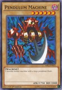 Pendulum Machine MIL1-EN033 card from Millennium Pack