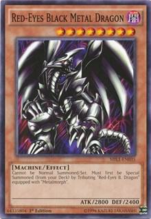 Red-Eyes Black Metal Dragon MIL1-EN035 card from Millennium Pack