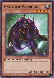Panther Warrior MIL1-EN036 card from Millennium Pack