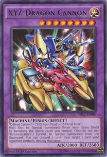 XYZ-Dragon Cannon MIL1-EN040 card from Millennium Pack