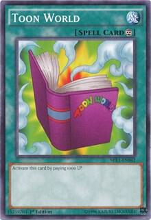Toon World MIL1-EN042 card from Millennium Pack