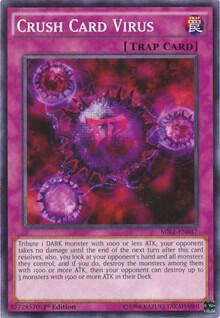 Crush Card Virus MIL1-EN047 card from Millennium Pack