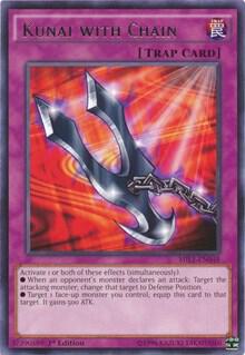 Kunai with Chain MIL1-EN048 card from Millennium Pack
