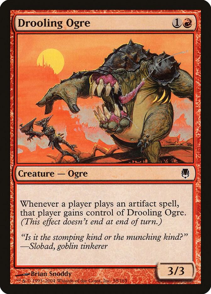 Drooling Ogre 58 card from Darksteel