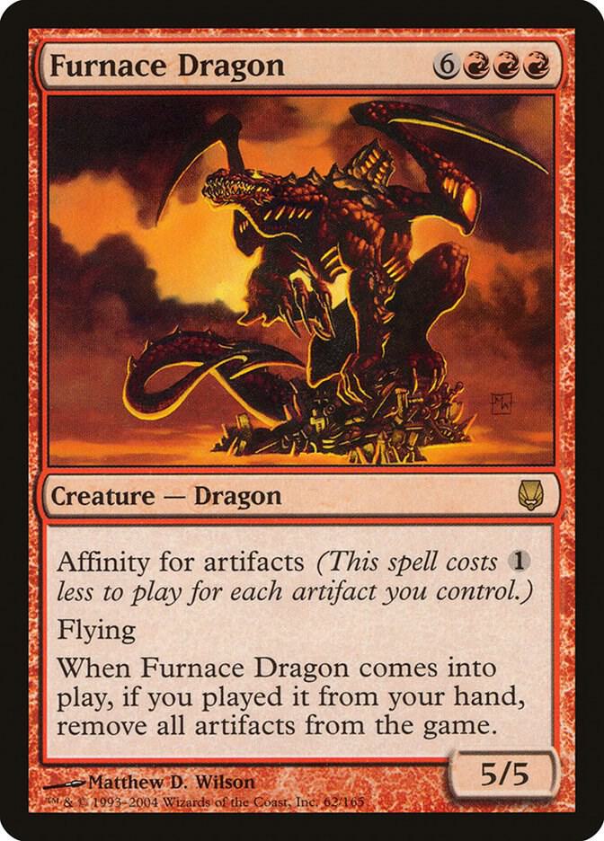 Furnace Dragon 62 card from Darksteel