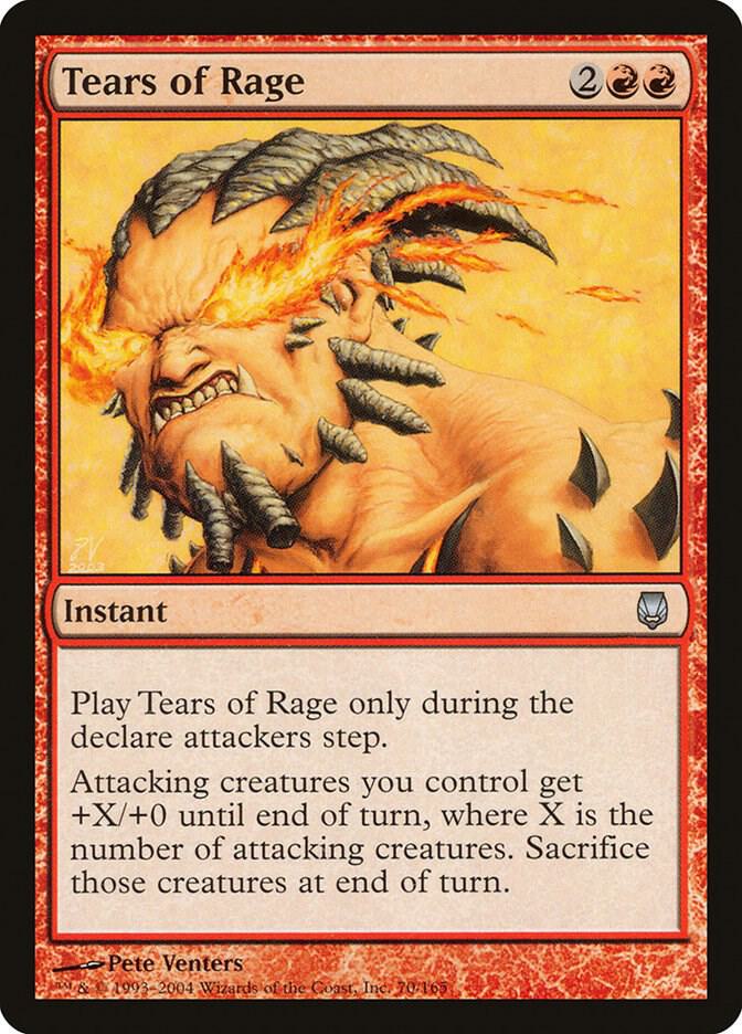 Tears of Rage 70 card from Darksteel