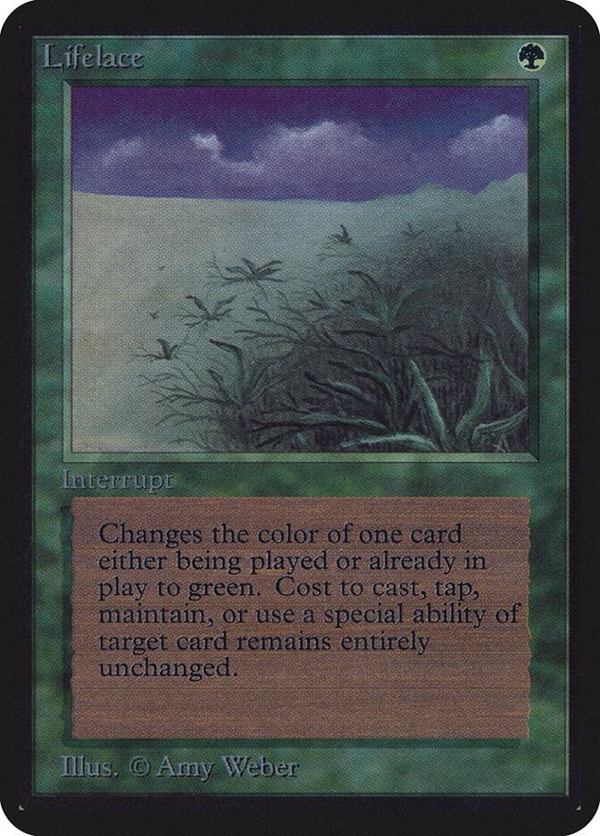 Lifelace card from Alpha Edition