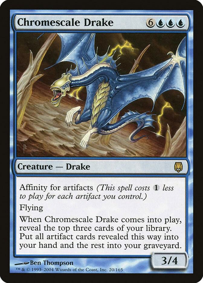 Chromescale Drake 20 card from Darksteel