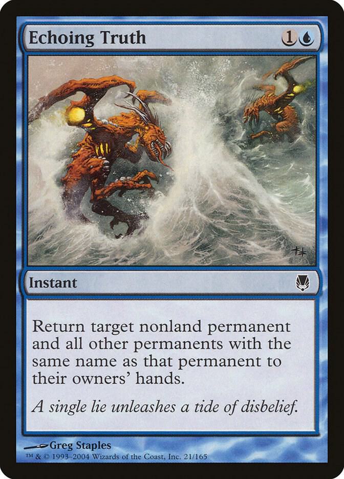 Echoing Truth 21 card from Darksteel