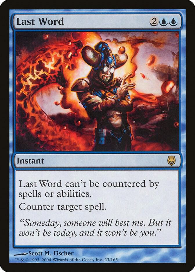 Last Word 23 card from Darksteel