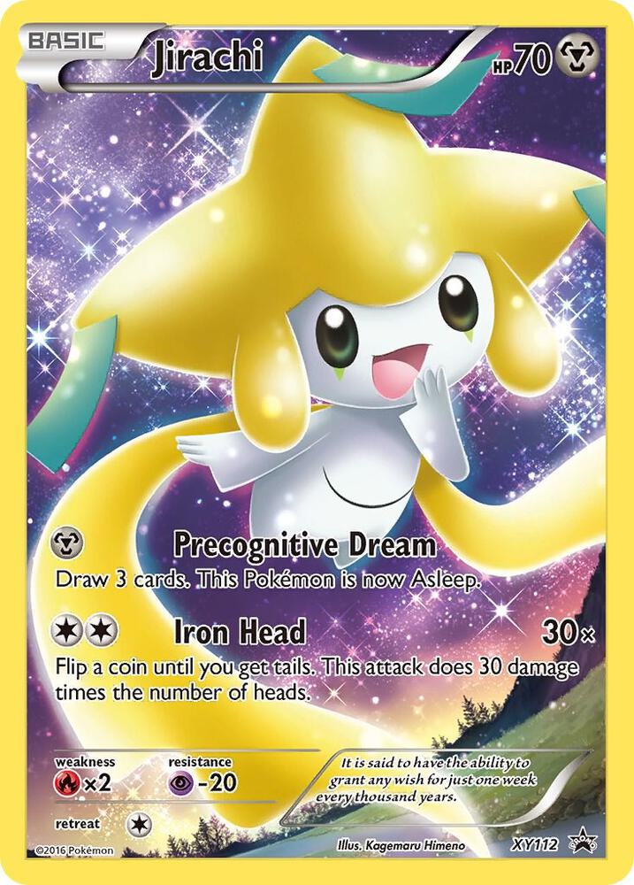 Jirachi XY112 card from XY Promos