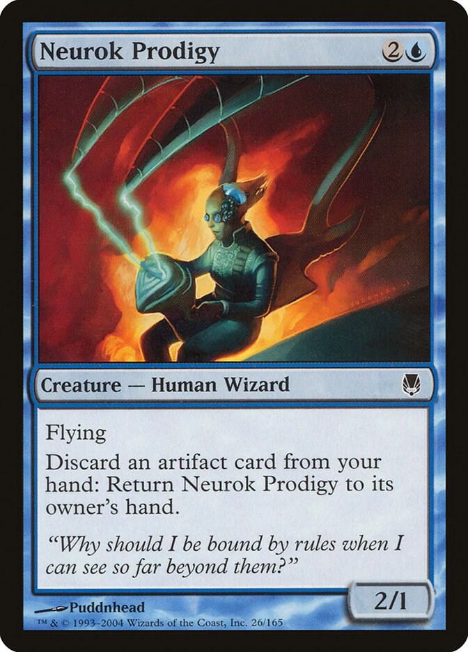 Neurok Prodigy 26 card from Darksteel