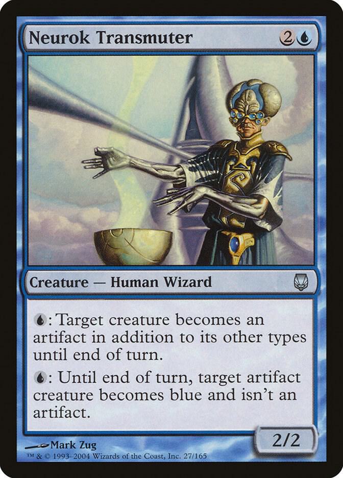 Neurok Transmuter 27 card from Darksteel