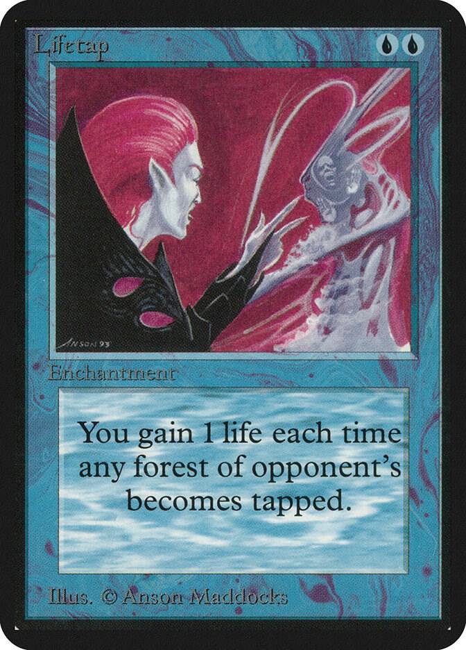 Lifetap card from Alpha Edition