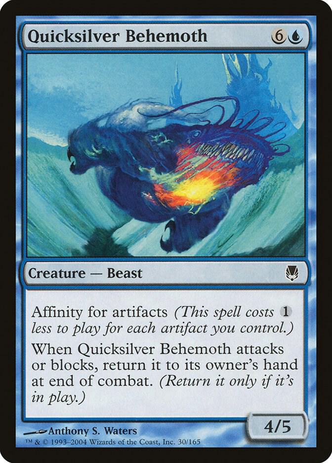 Quicksilver Behemoth 30 card from Darksteel