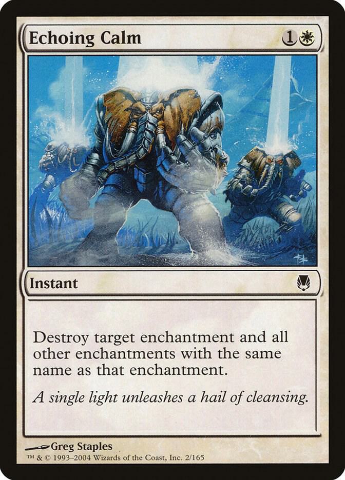 Echoing Calm 2 card from Darksteel