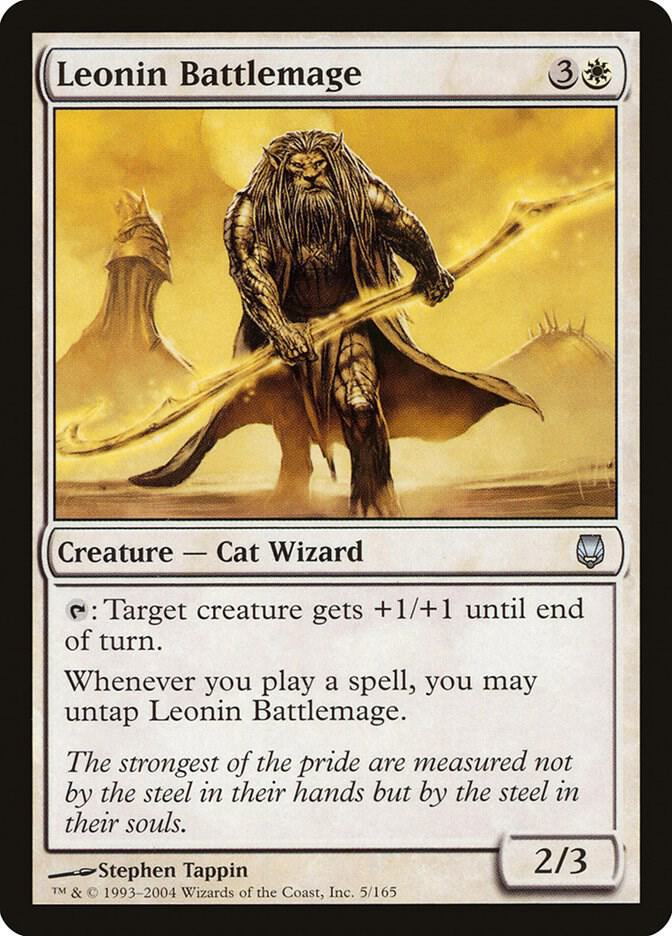 Leonin Battlemage 5 card from Darksteel