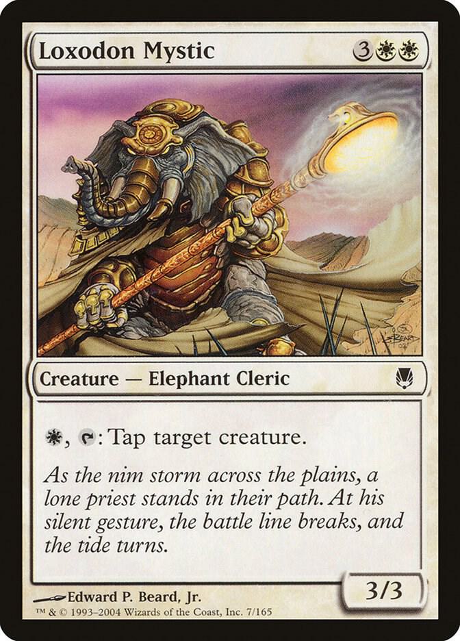 Loxodon Mystic 7 card from Darksteel