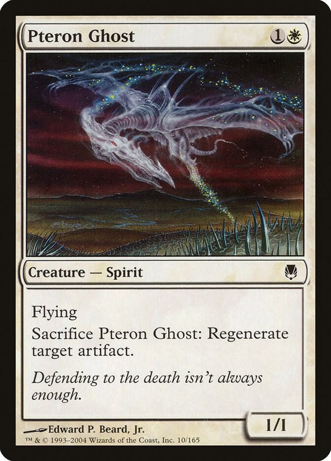 Pteron Ghost 10 card from Darksteel